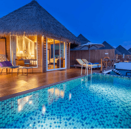 Five nights in an Overwater Sunset Pool Villa
